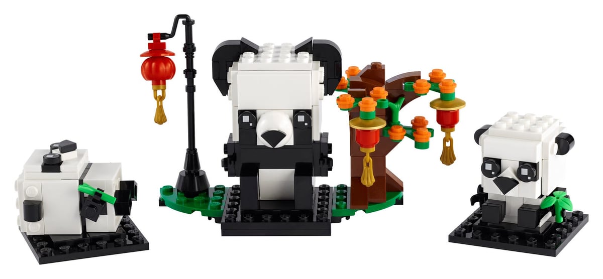 BrickHeadz : pandas du Nouvel An chinois