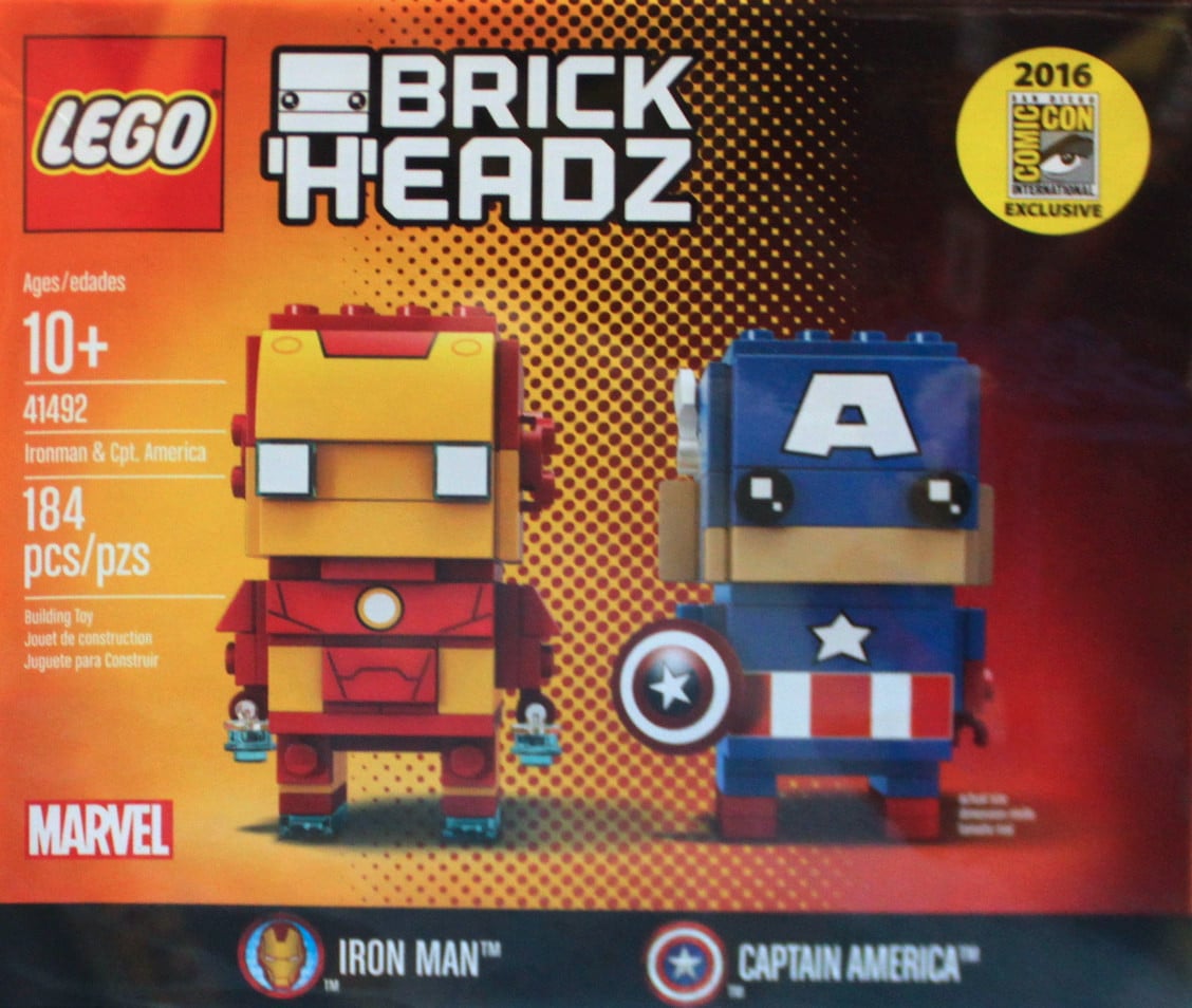BrickHeadz : Iron Man et Captain America