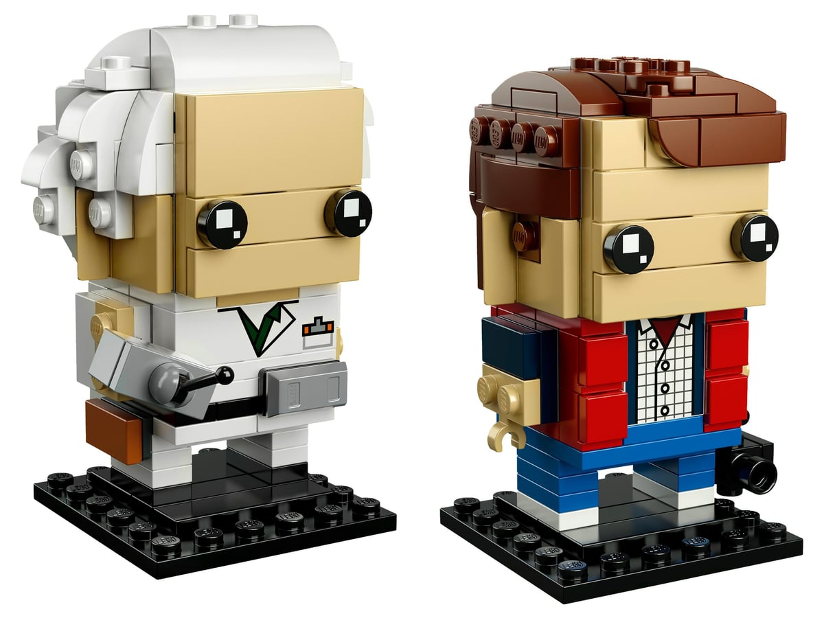 BrickHeadz Retour vers le futur : Marty McFly et Doc Brown
