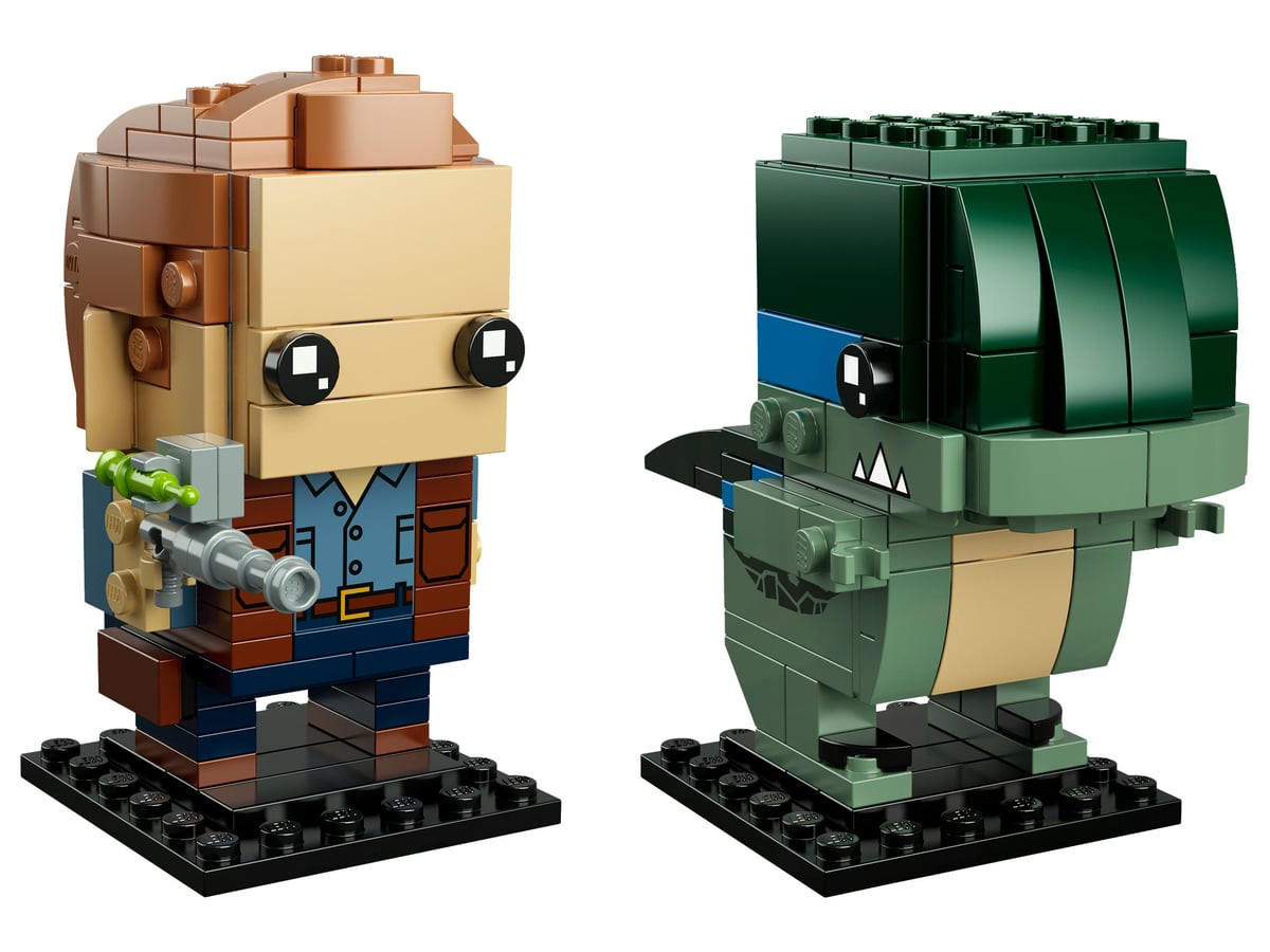 BrickHeadz Jurassic World : Owen et Blue