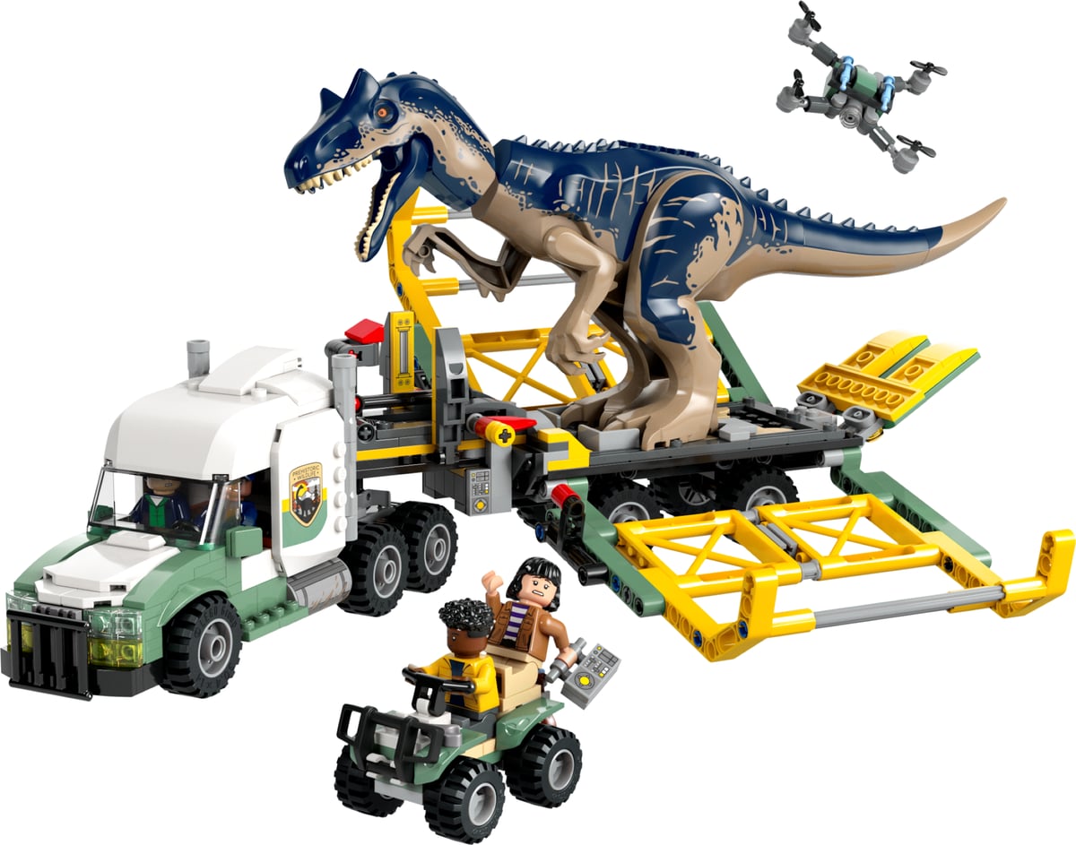 Jurassic World : le camion de transport de l’Allosaure