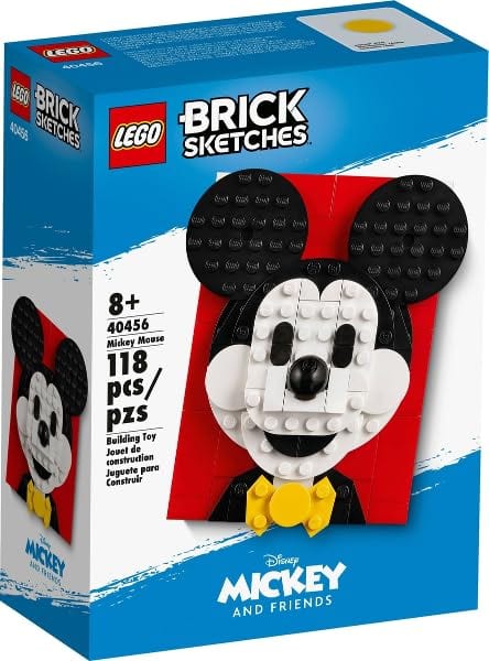 Brick Sketches: Mickey Mouse
