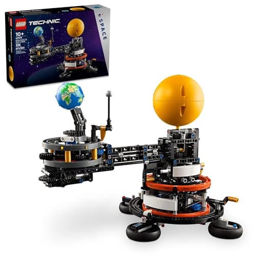 Technic : la Terre et la Lune en orbite