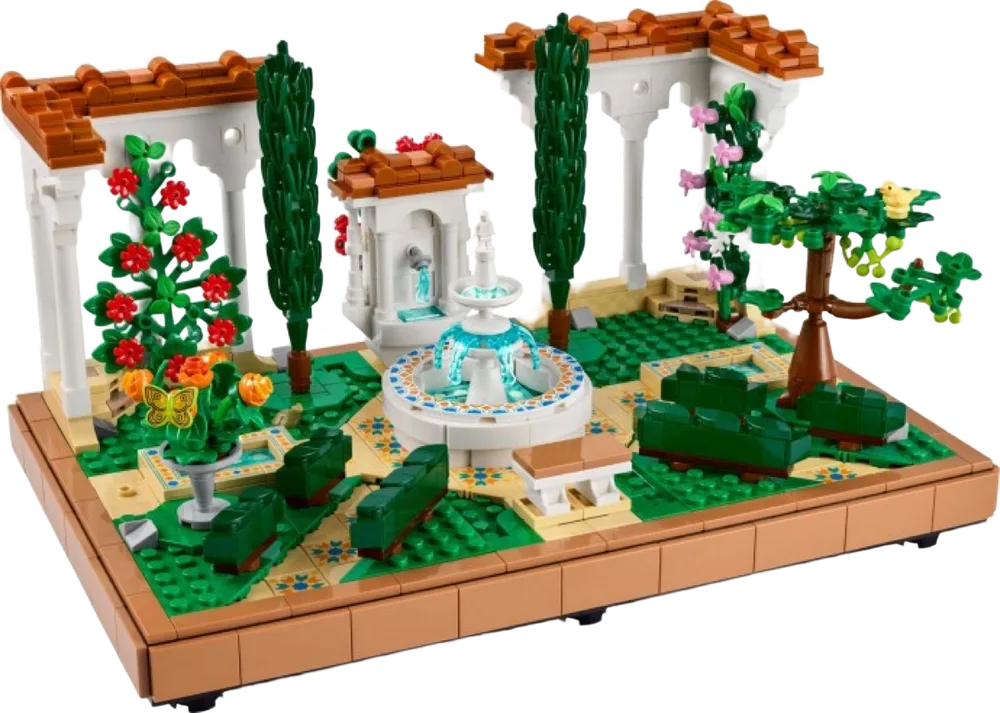 Le jardin à la fontaine