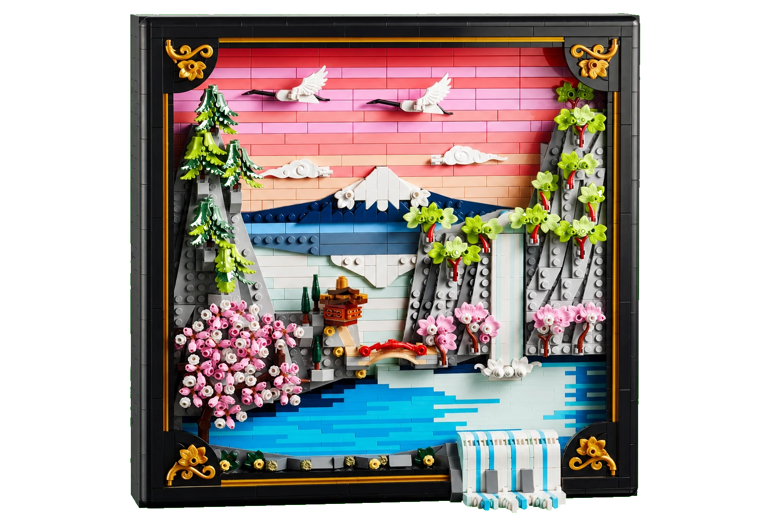 LEGO Art : Paysage japonais de cerisiers en fleurs
