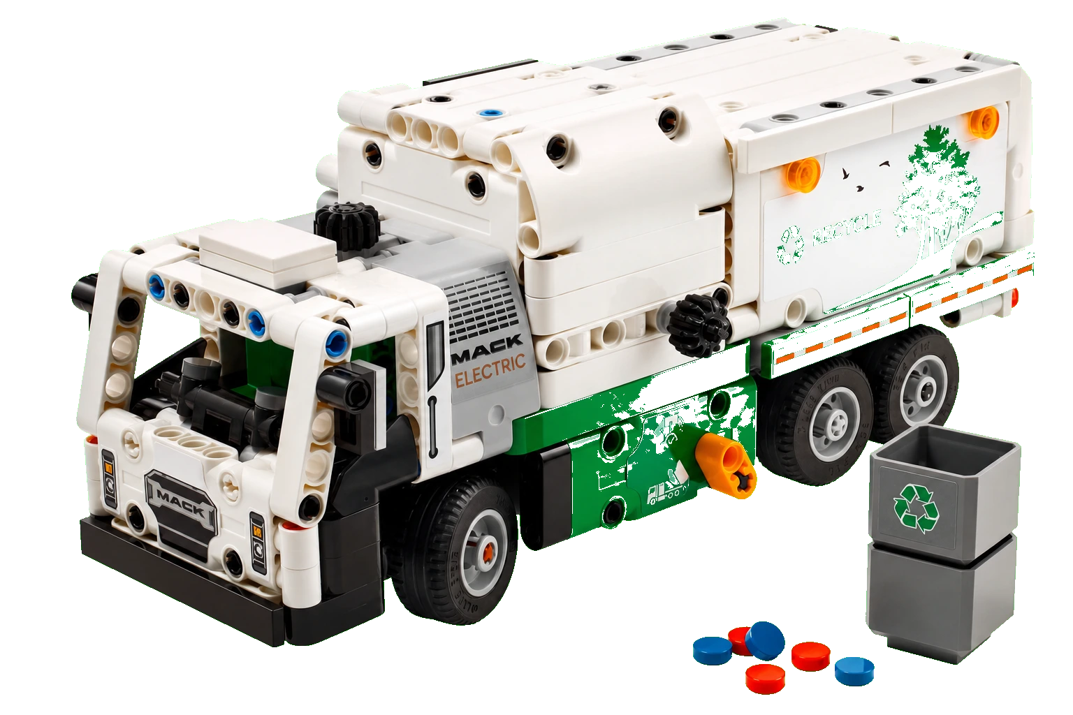 Technic : le camion à ordures électrique Mack LR