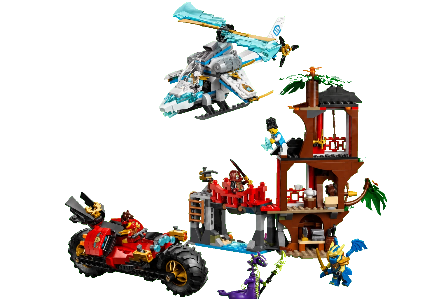 Ninjago: Ninja Vehicle Tree House Battle