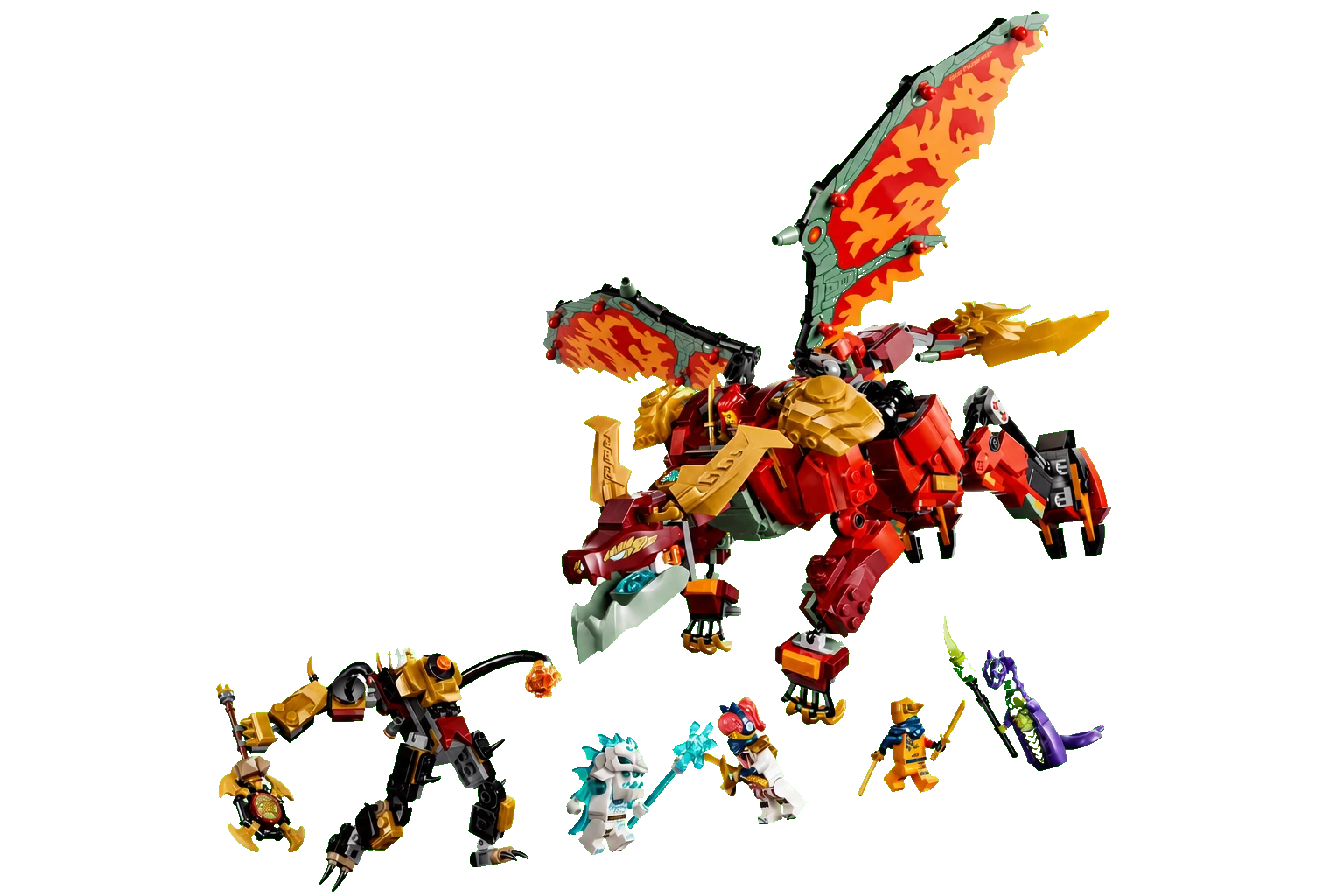Ninjago: Wyldfyre’s Transforming Dragon Mech