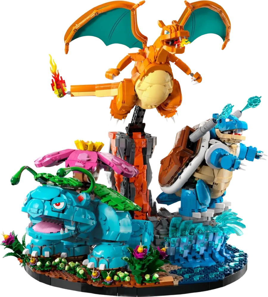 Florizarre, Dracaufeu et Tortank