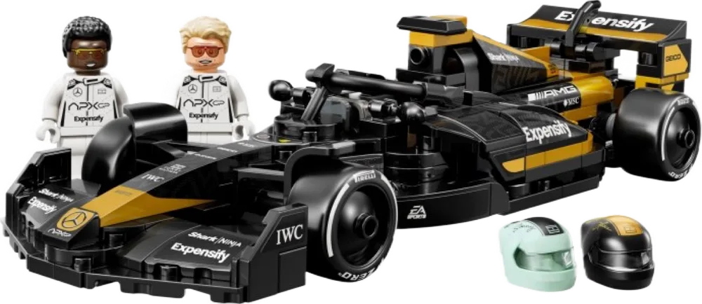 La voiture de course APXGP du film F1